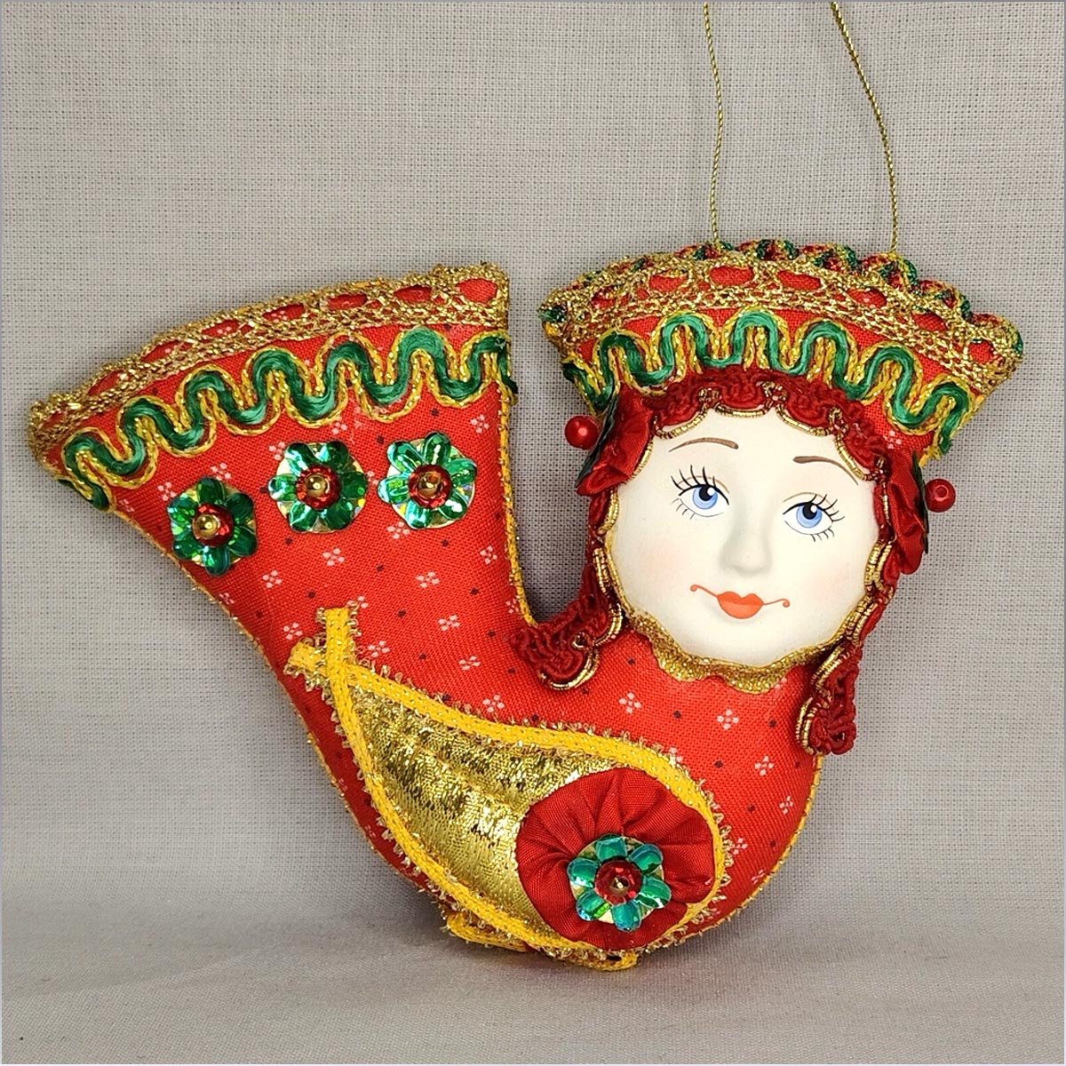 

Елочная игрушка Мануфактура подарков Птица Гамаюн