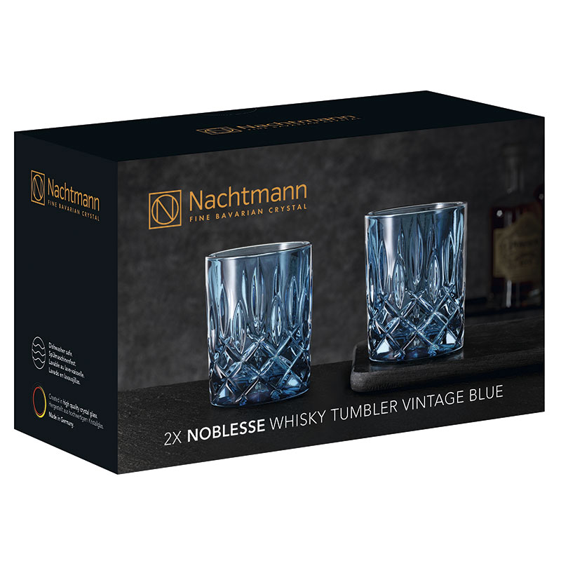 Набор стаканов низких Nachtmann Noblesse, синий Nachtmann 104243 - фото 4