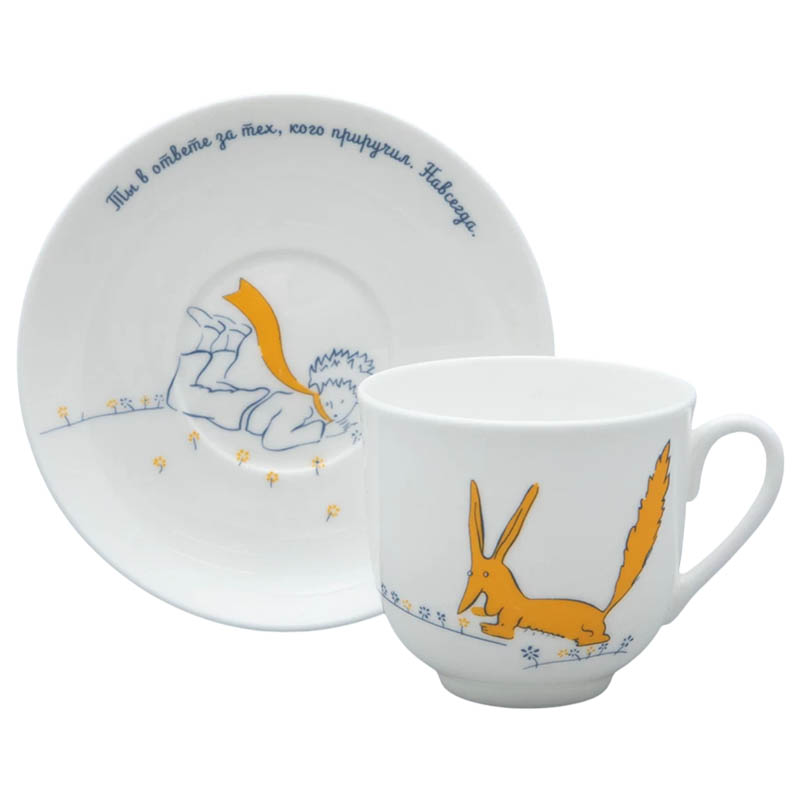 

Пара чайная Императорский фарфоровый завод Маленький Принц и Лис