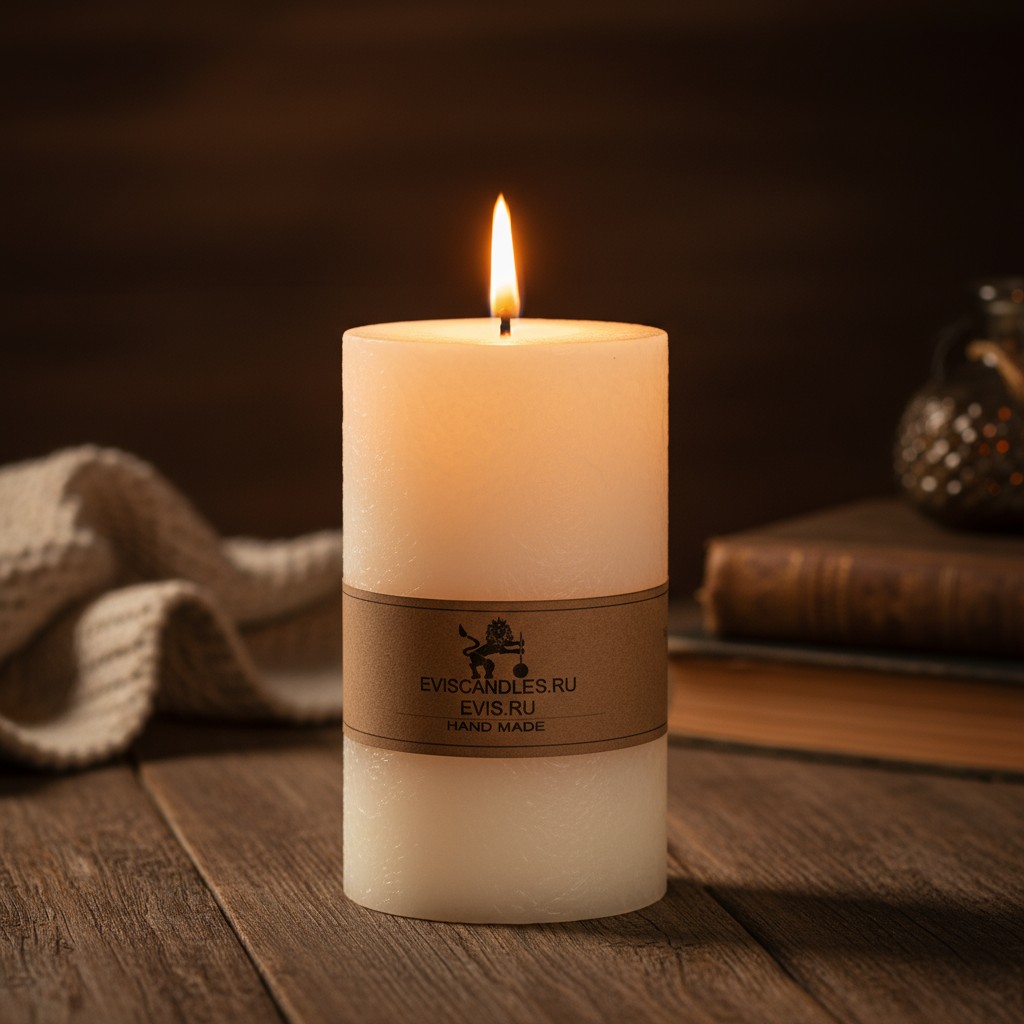 

Свеча-цилиндр Zapel Бирмингем 20см айвори