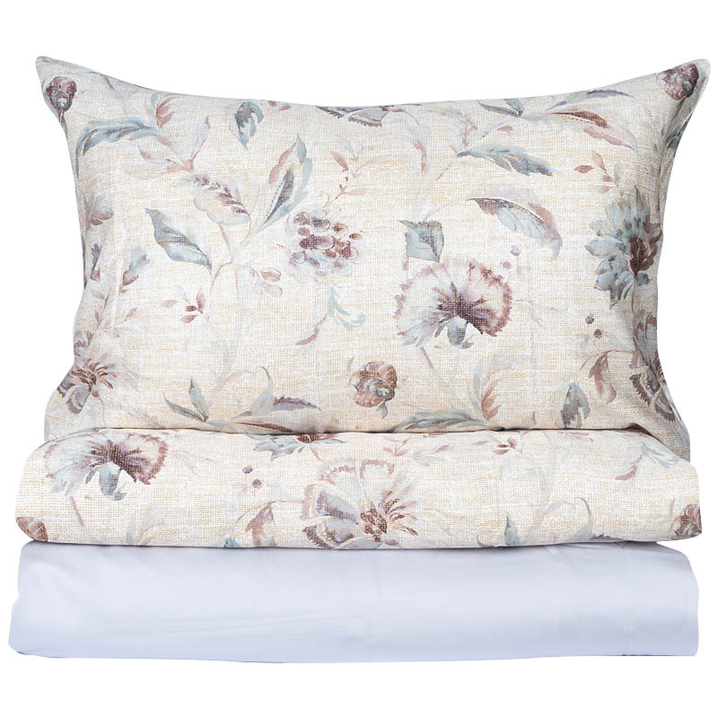 

Комплект постельного белья семейный Lameirinho Siberia, Серый