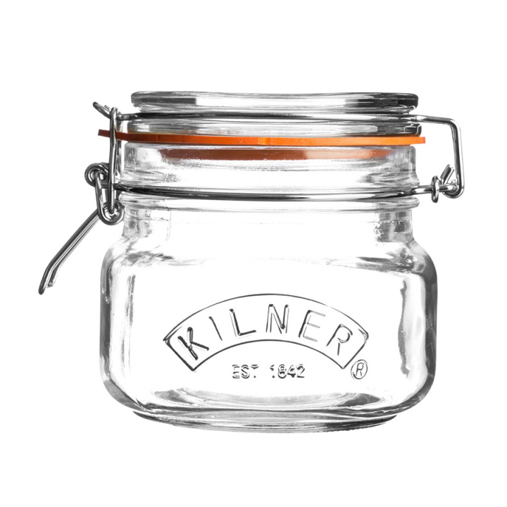

Банка квадратная Kilner Clip Top 500мл, Прозрачный