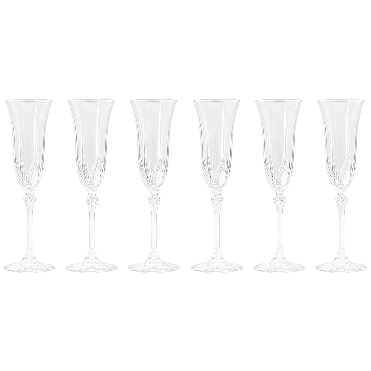 Набор бокалов для шампанского Le Stelle Gemma Sivigli Le Stelle LR-096, цвет прозрачный