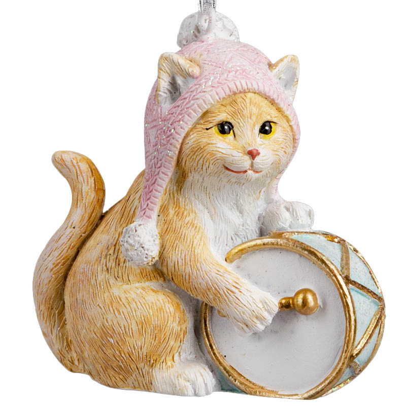 

Украшение ErichKrause Decor Котик барабанщик 6,5см