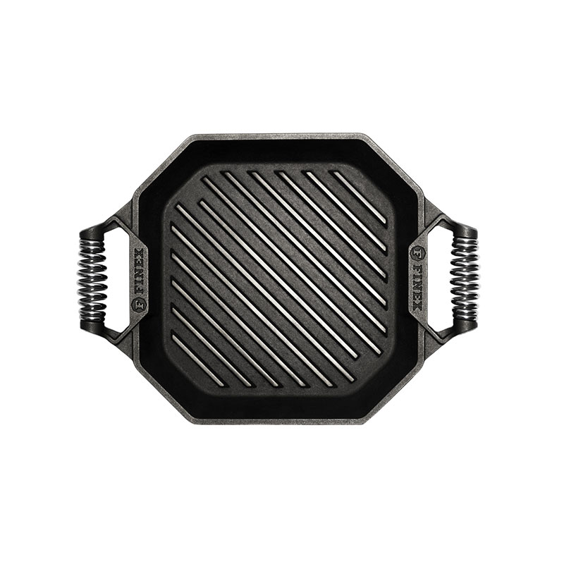 Сковорода-гриль чугунная Finex Grill Pan 30см Finex G12-10002, цвет черный - фото 2