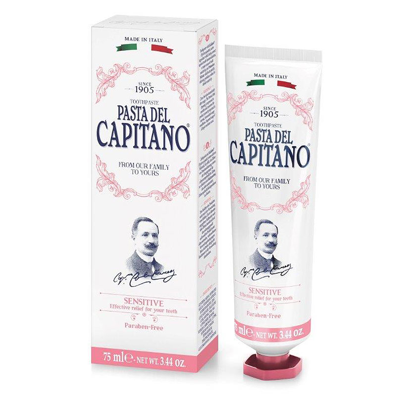 Зубная паста Pasta del Capitano Sensitive ополаскиватель для полости рта pasta del capitano ginger