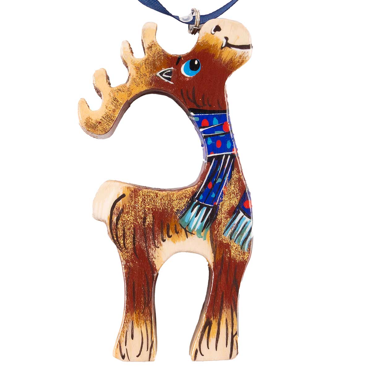 

Елочная игрушка Мануфактура подарков Оленёнок (ручная работа)