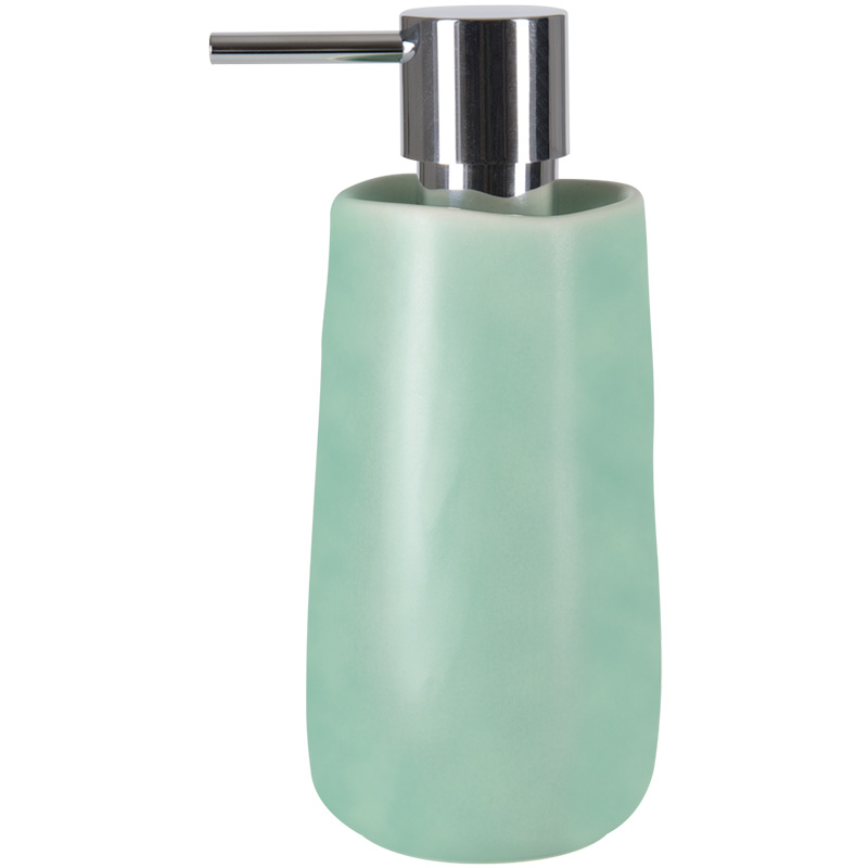 Дозатор для жидкого мыла Spirella Sina, зеленый дозатор для жидкого мыла spirella savon de marseille голубой