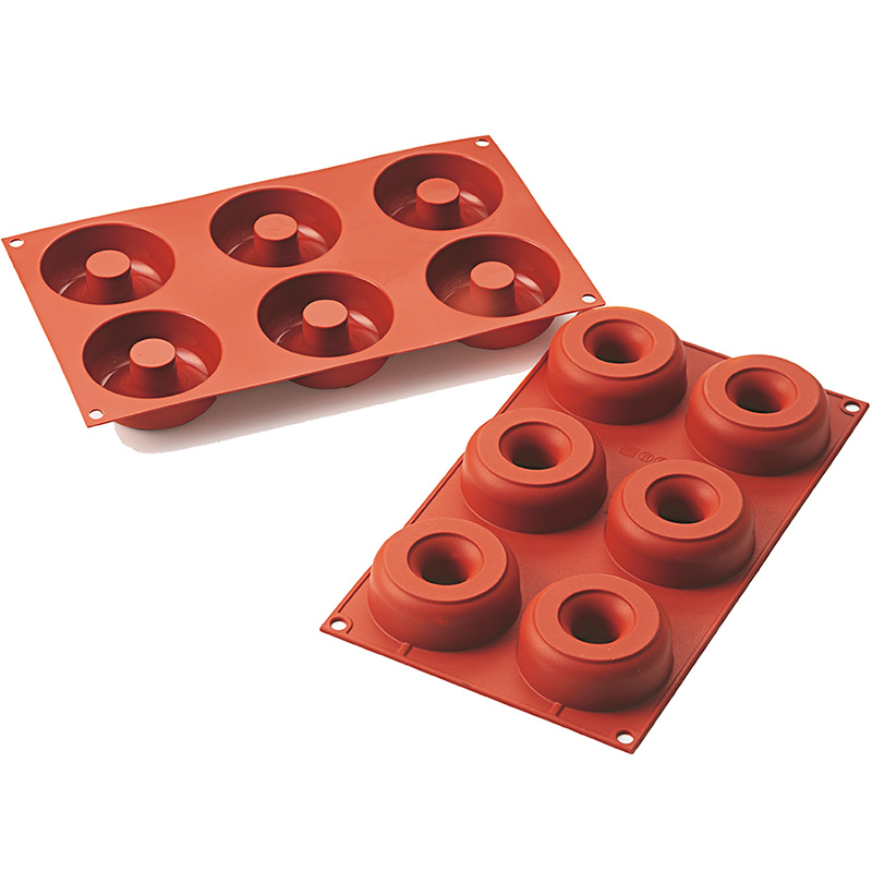 

Форма для пончиков Silikomart Donuts, Терракотовый