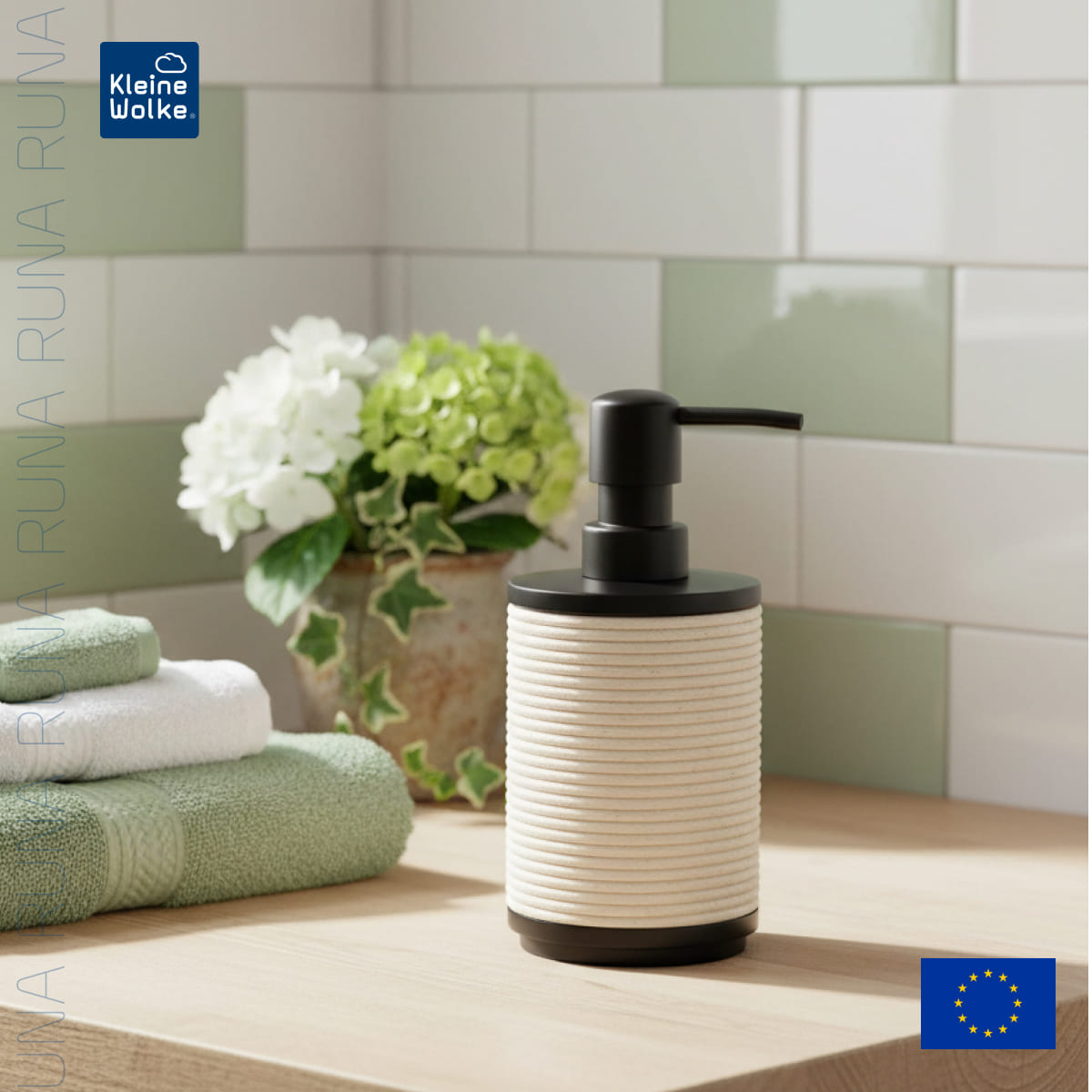 Дозатор для жидкого мыла Kleine Wolke Runa Nature 2240₽
