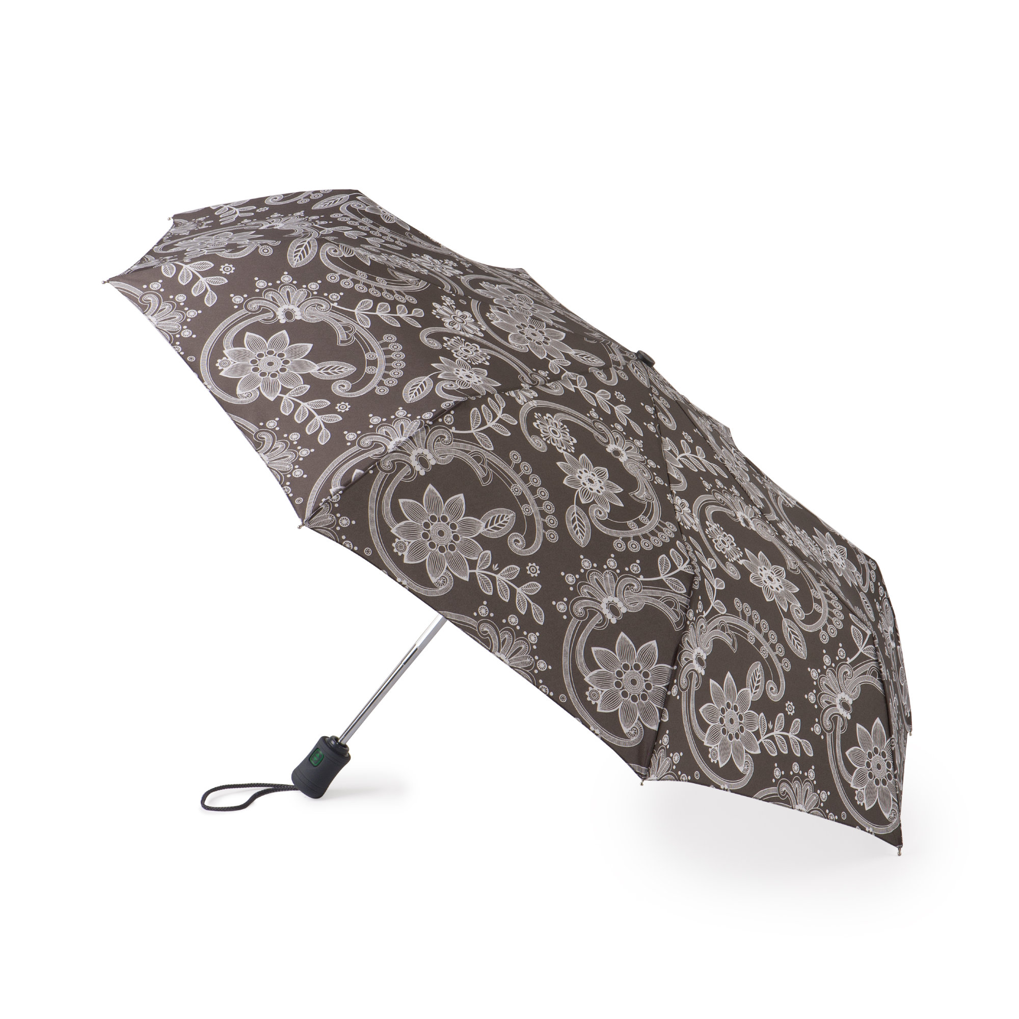 Зонт женский Fulton SoftLace купол 97см, серый Fulton J346-3048 SoftLace - фото 1