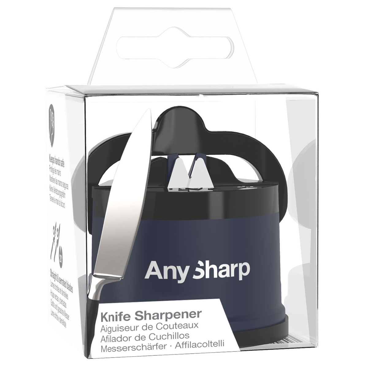 Точилка для ножей AnySharp ELITE navy AnySharp ASKSNAVY, цвет фиолетовый - фото 4