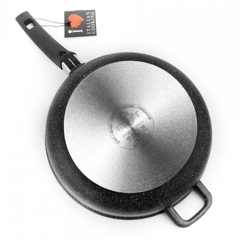Сковорода индукционная глубокая Olympia Hard Cook Fix Induction 28см Olympia 201.28IND, цвет черный - фото 10
