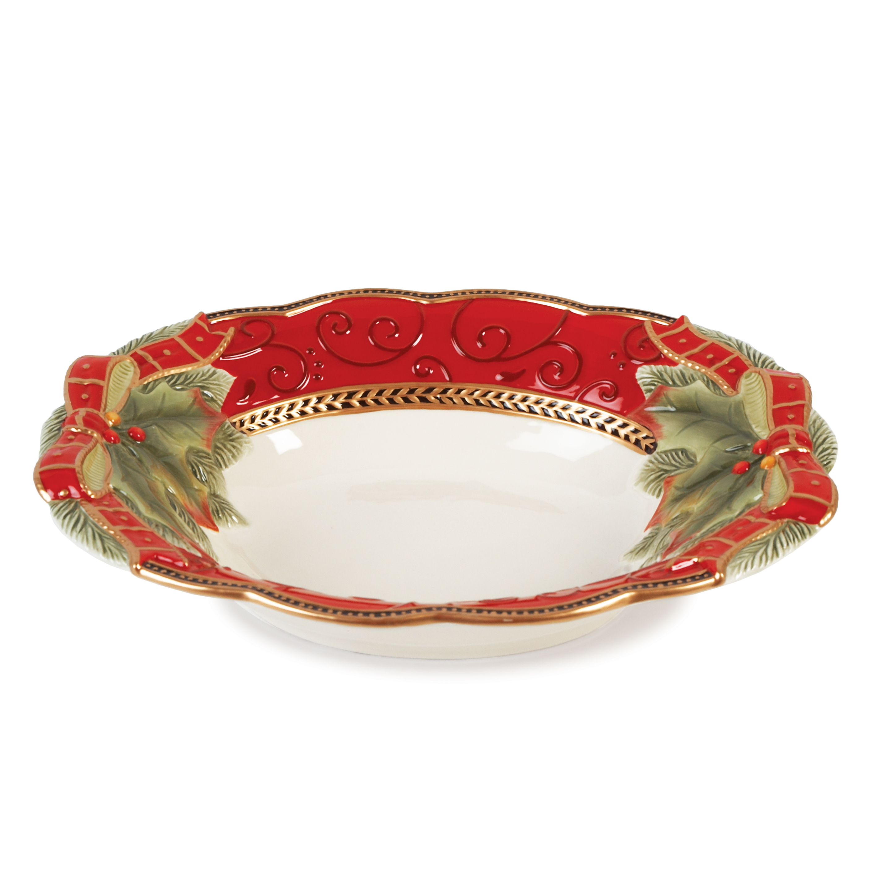 

Блюдо для фруктов Fitz and Floyd Дамаск, Многоцветие