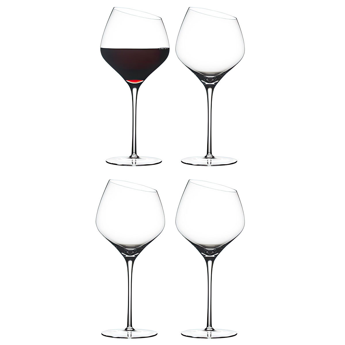 Набор бокалов для вина Liberty Jones Geir 570мл, 4шт салфетка из микрофибры для стекла против разводов 35 х 35 см 250 г м²