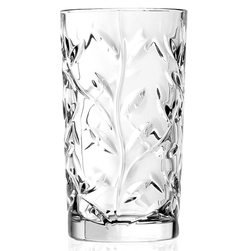 Набор стаканов высоких RCR Cristalleria Italiana Laurus, 6шт RCR Cristalleria Italiana 25967020106, цвет прозрачный