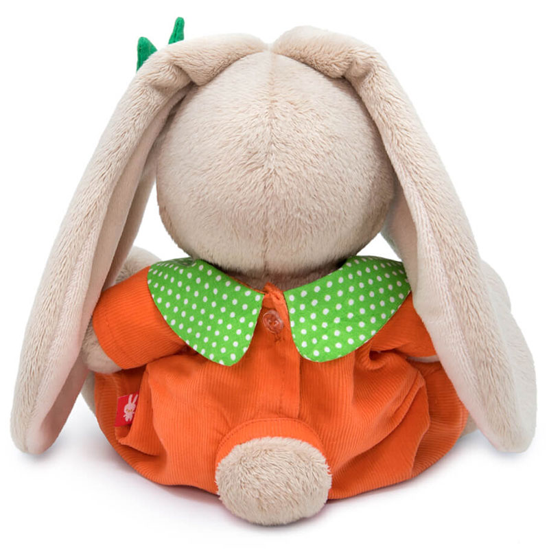 Мягкая игрушка BUDI BASA collection Зайка Ми в оранжевом комбинезоне BUDI BASA collection SidX-484, цвет бежевый - фото 3