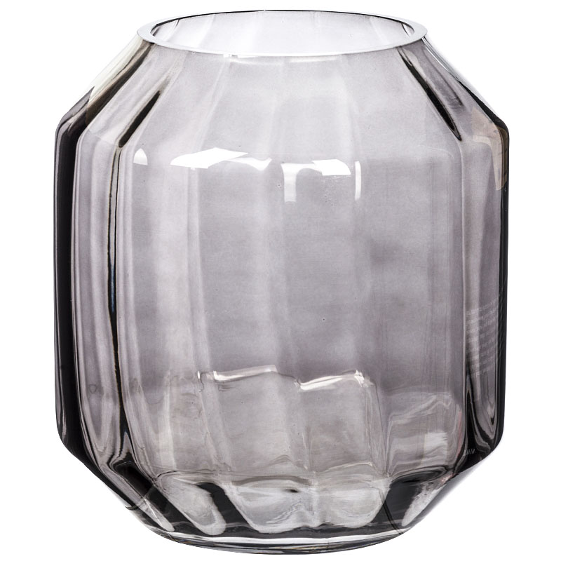 

Ваза Hakbijl Glass Glass Grey 24,5см, Серый