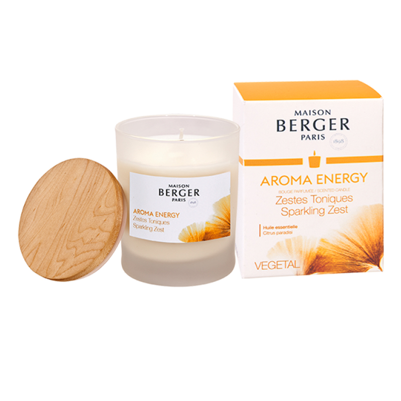 

Свеча ароматическая Maison Berger Энергия 180гр, Многоцветие