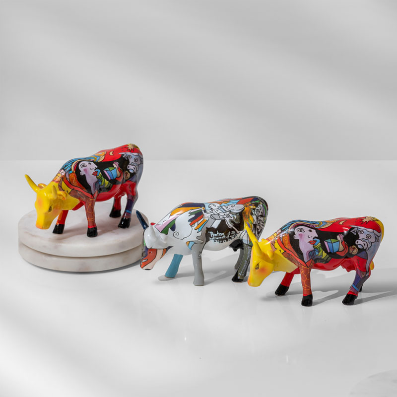 Коллекционная корова CowParade Russia ArtPack Pi-COW-sso 744856 Разноцветный, фото 3