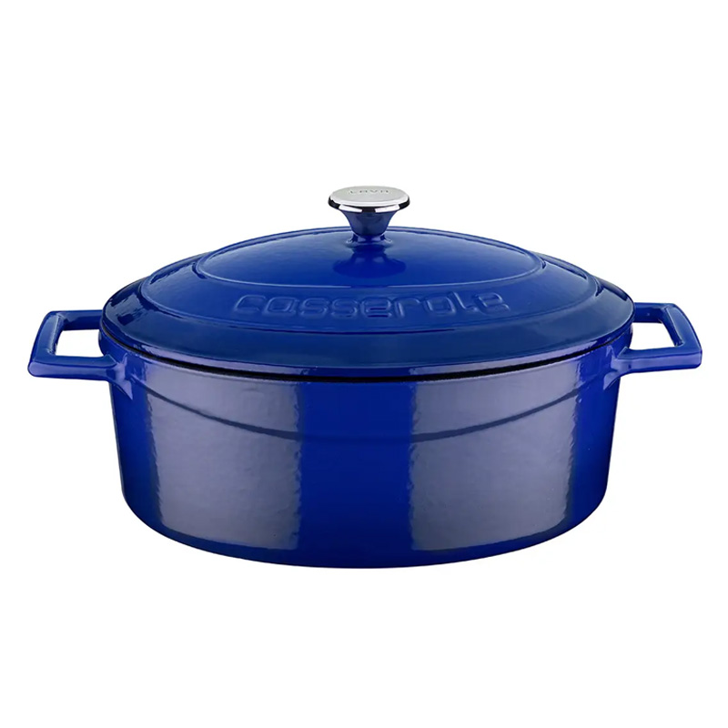 Утятница чугунная Lava 319л цвет голубой 16230₽