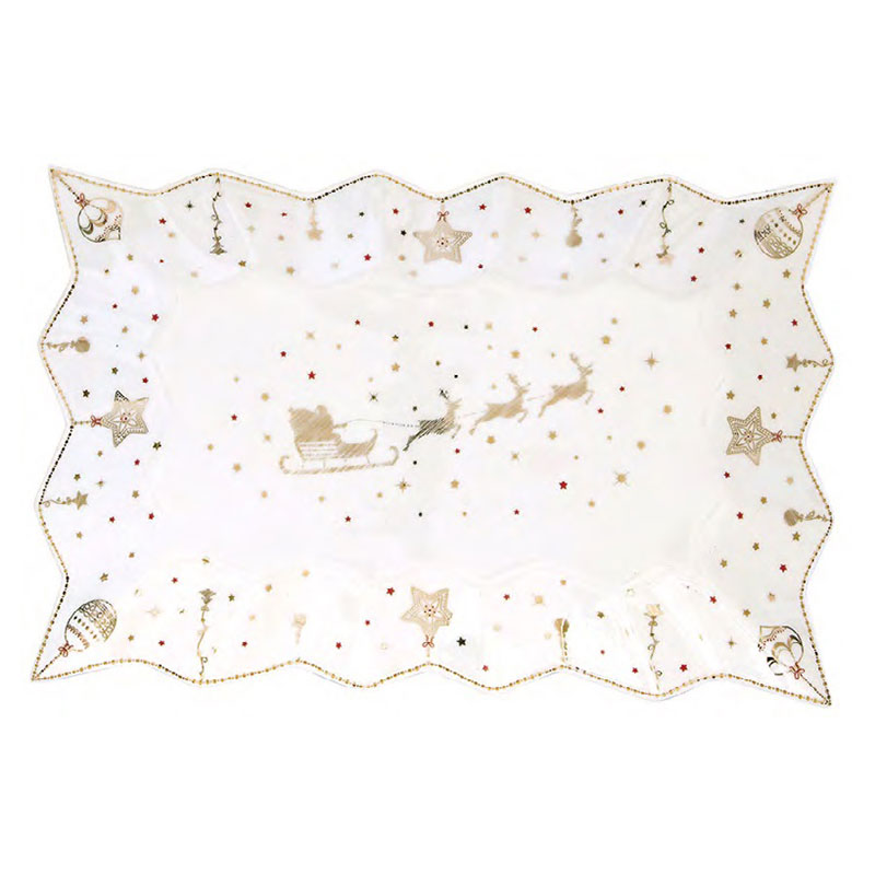 

Блюдо Easy Life Christmas Lights 35x23см, Белый