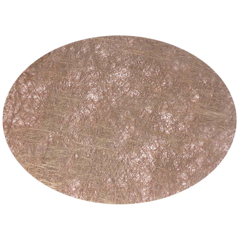 Салфетка под посуду круглая Peyer Indian Paper 38см, цвет терракотовый