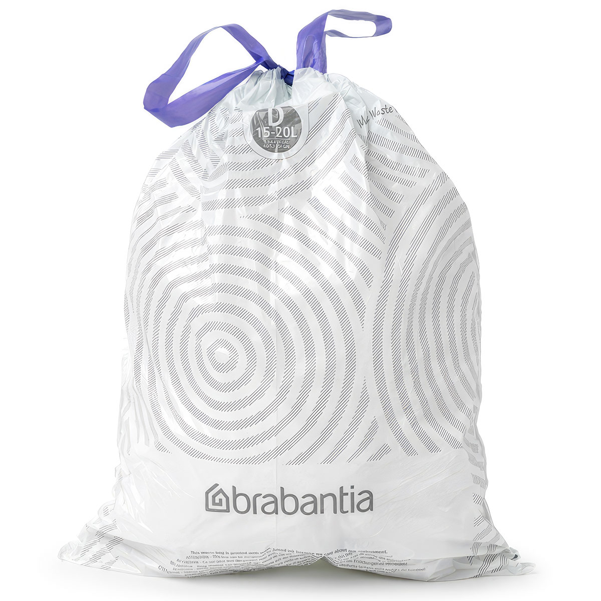 Пакет пластиковый Brabantia PerfectFit D 20л 10шт Brabantia 138126, цвет белый