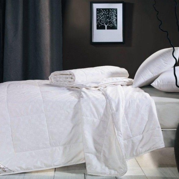 Одеяло 1,5-спальное шелковое Anabella Asabella, 145x205см Anabella Asabella CS-1, цвет белый, размер 205x145