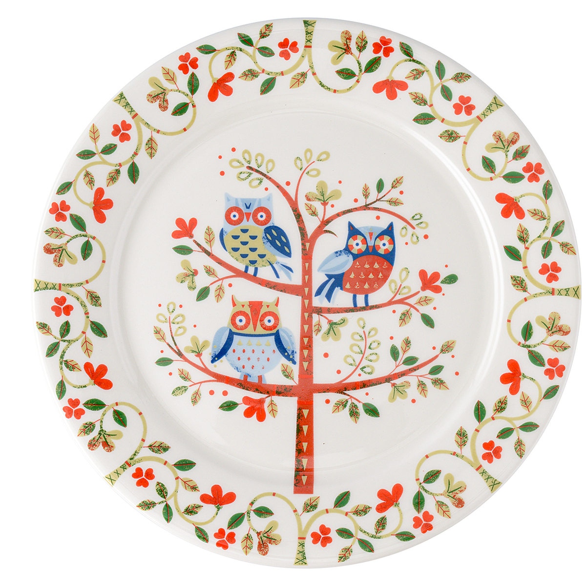 Тарелка закусочная Liberty Jones Birds of Paradise Owl бусины для творчества pvc