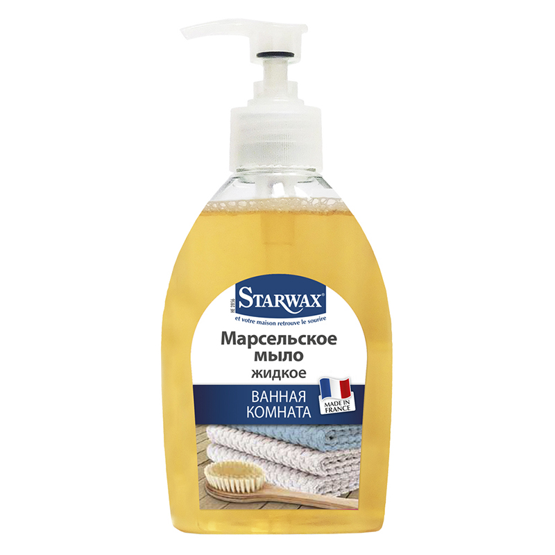 

Марсельское мыло для рук, Starwax, 300 мл, желтый