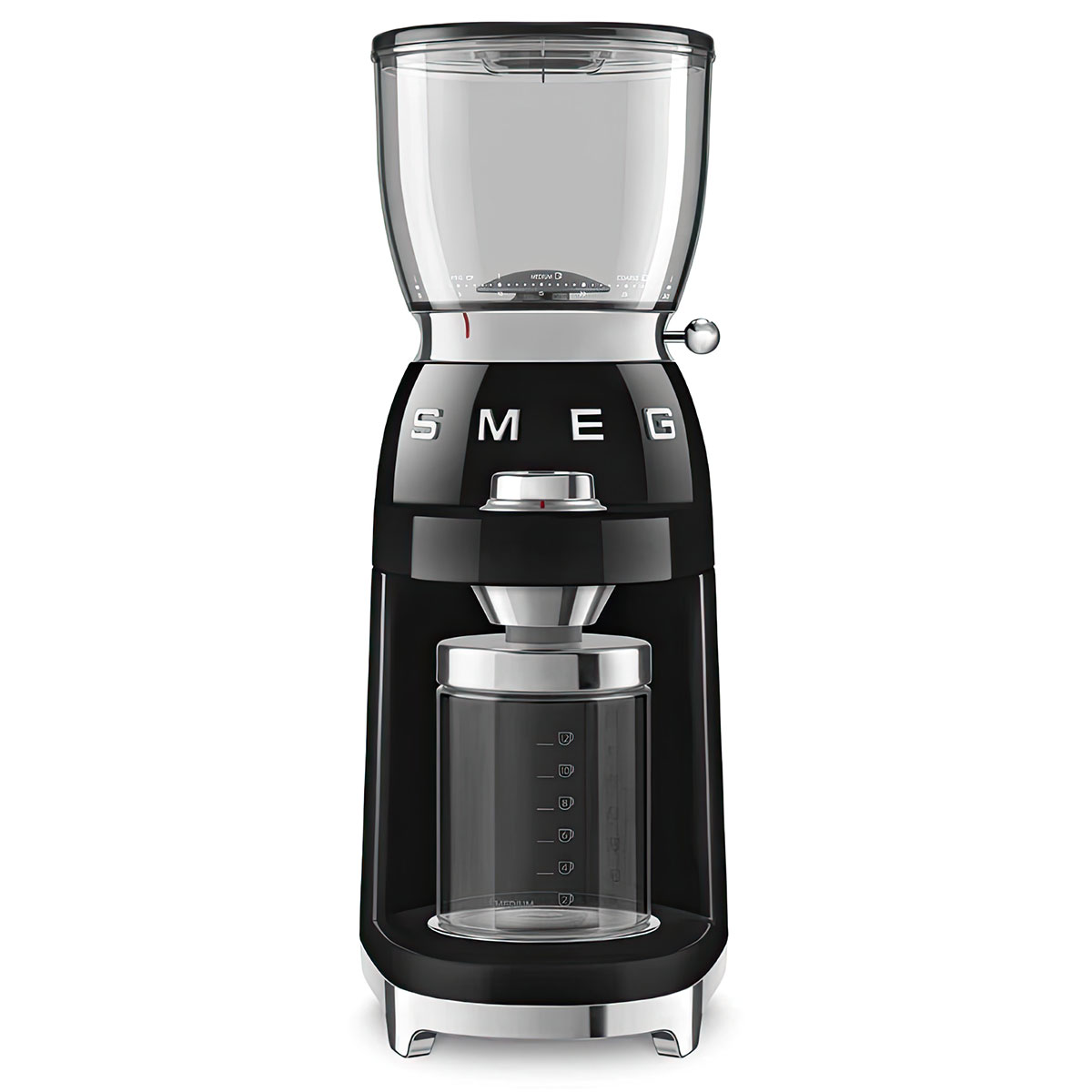 кофемолка redmond rcg m1608 серый металл Кофемолка Smeg 50’s Style, цвет черный