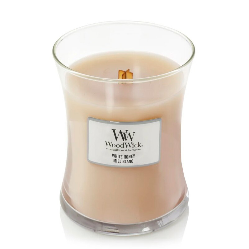 Свеча ароматическая Woodwick Белый мед 11,5см Woodwick 92026E - фото 1