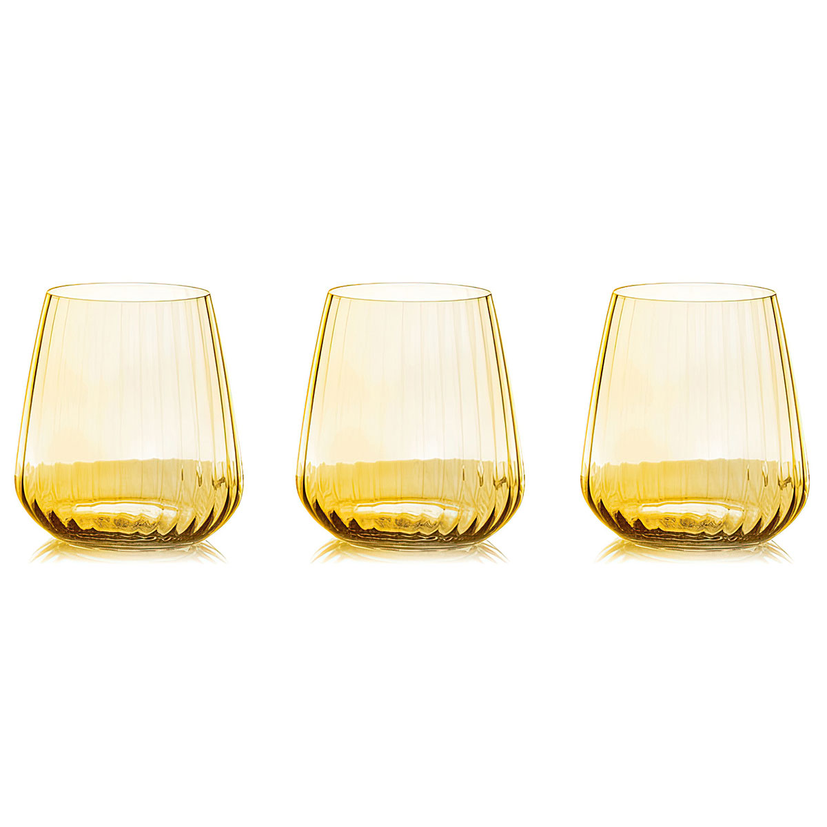 Набор стаканов для виски Le Stelle Opium 450мл, янтарный Le Stelle LR-013, цвет желтый - фото 2