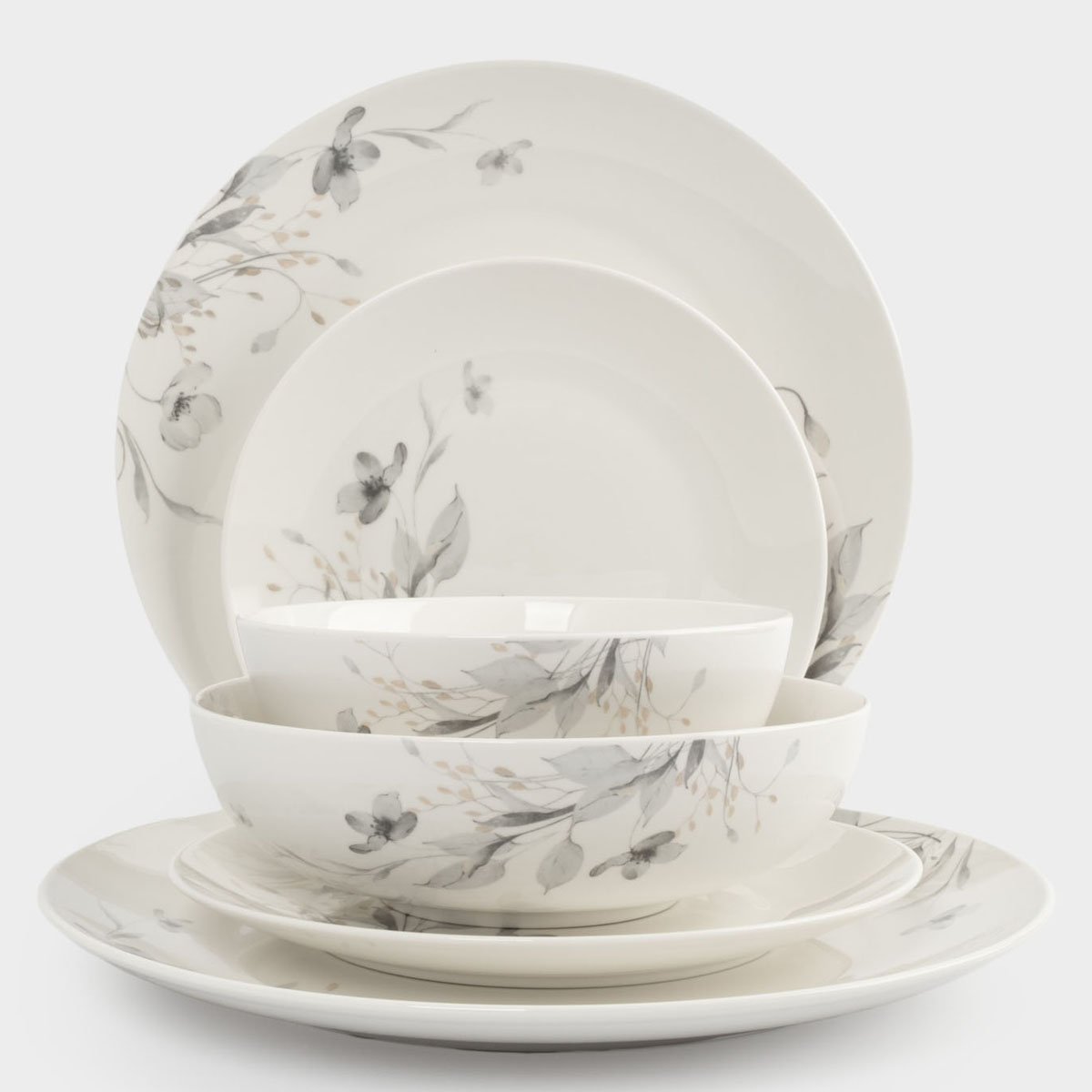 Сервиз обеденный Anna Lafarg Нежные Цветы 18 предметов на 6 персон 12990₽