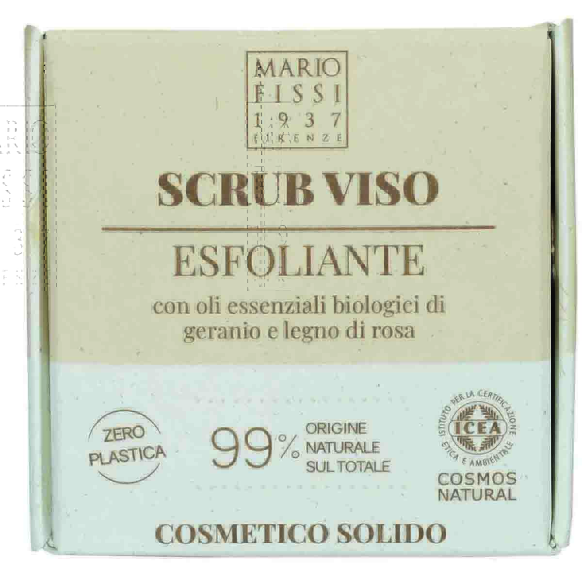 Мыло-скраб для лица твердое Mario Fissi 1937 Square Пилинг для лица гель для лица mario fissi 1937 funzioniale очищающий с маслом чайного дерева