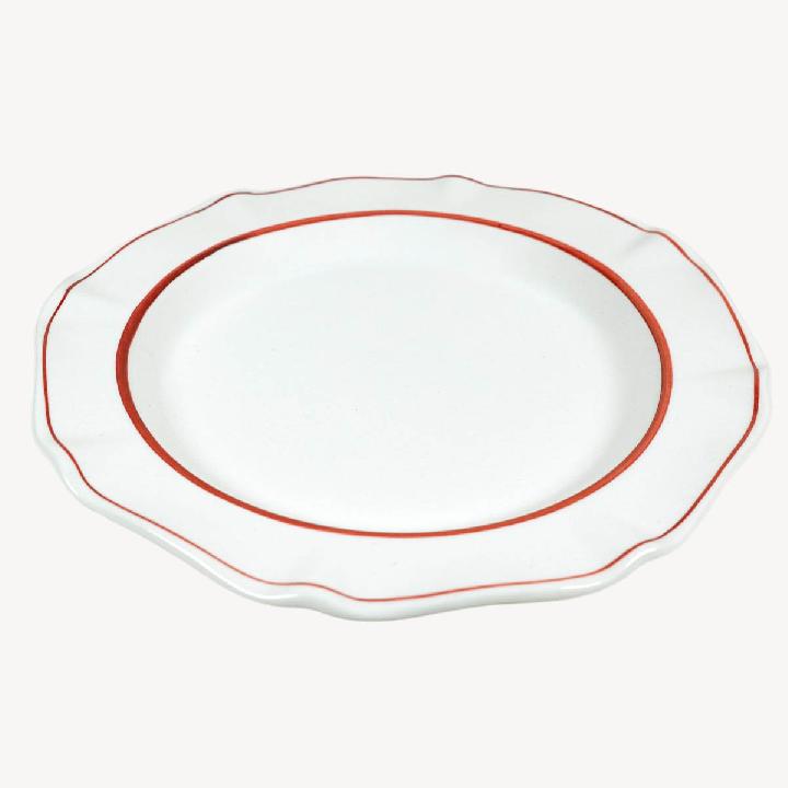 Тарелка закусочная Дымов Керамика Нерль Ягодная Брусника