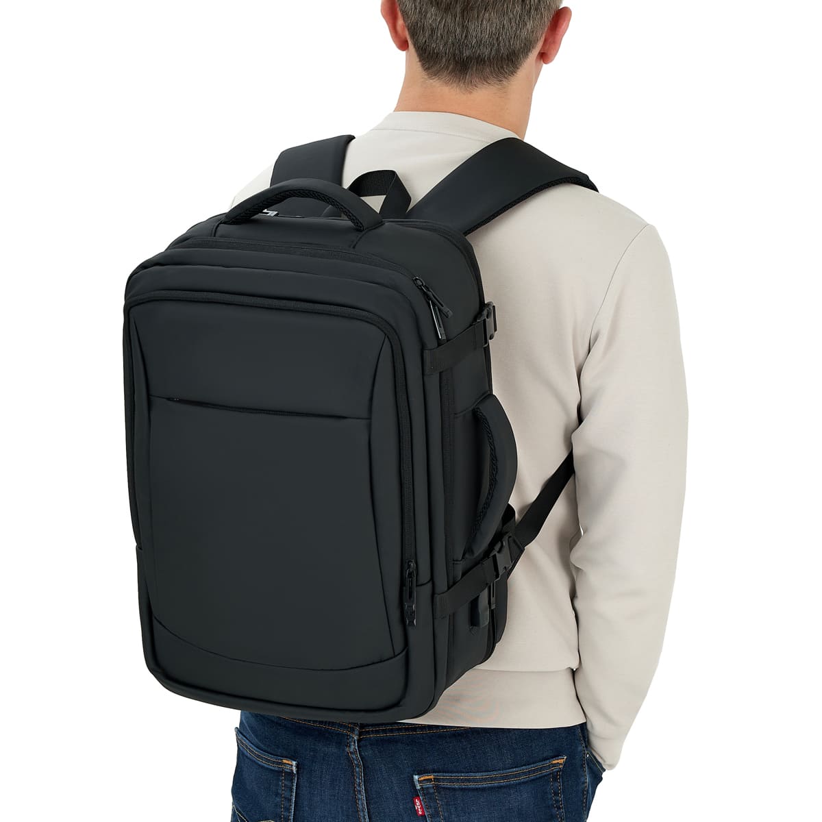 

Рюкзак Henry Backer 33x46x21см, цвет черный