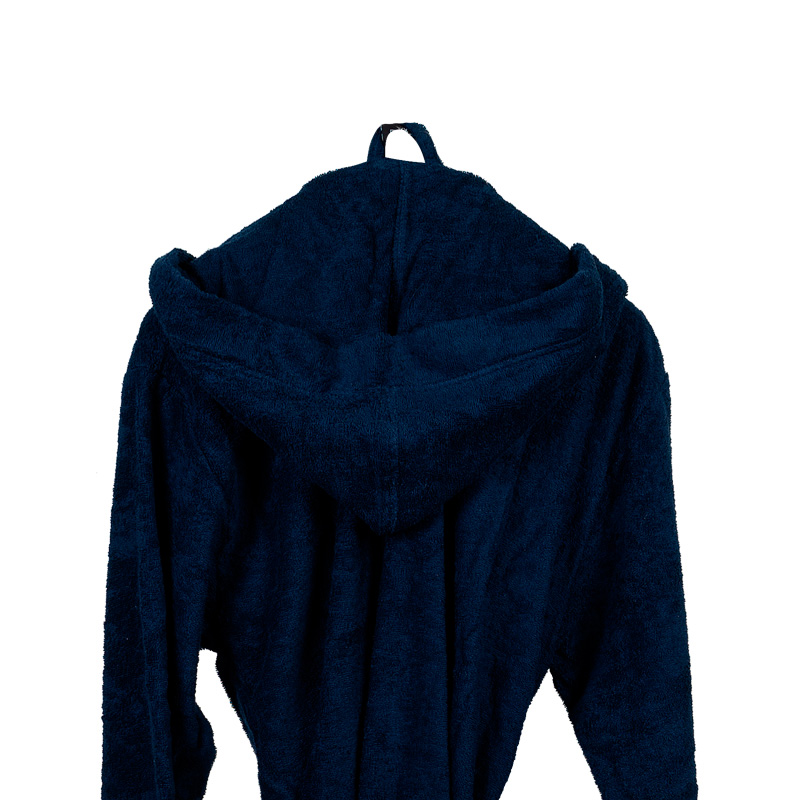 Халат махровый Cogal Basic Blue размер XXL, синий 711971 Синий, фото 6