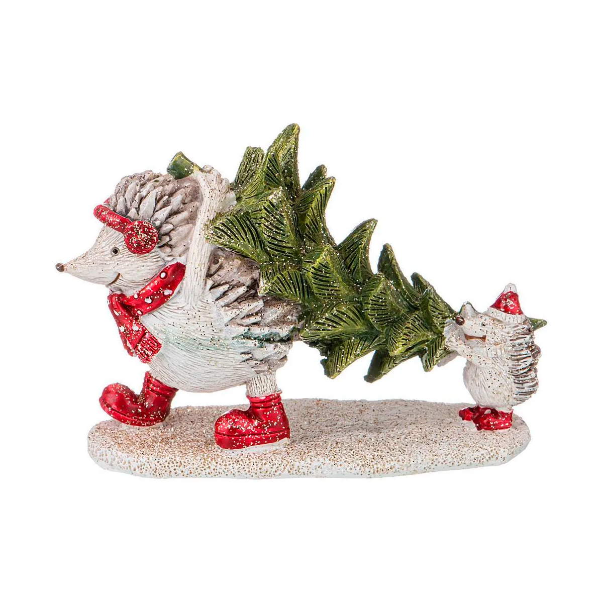 Фигурка Lefard Новый Год! Ежики с елочкой