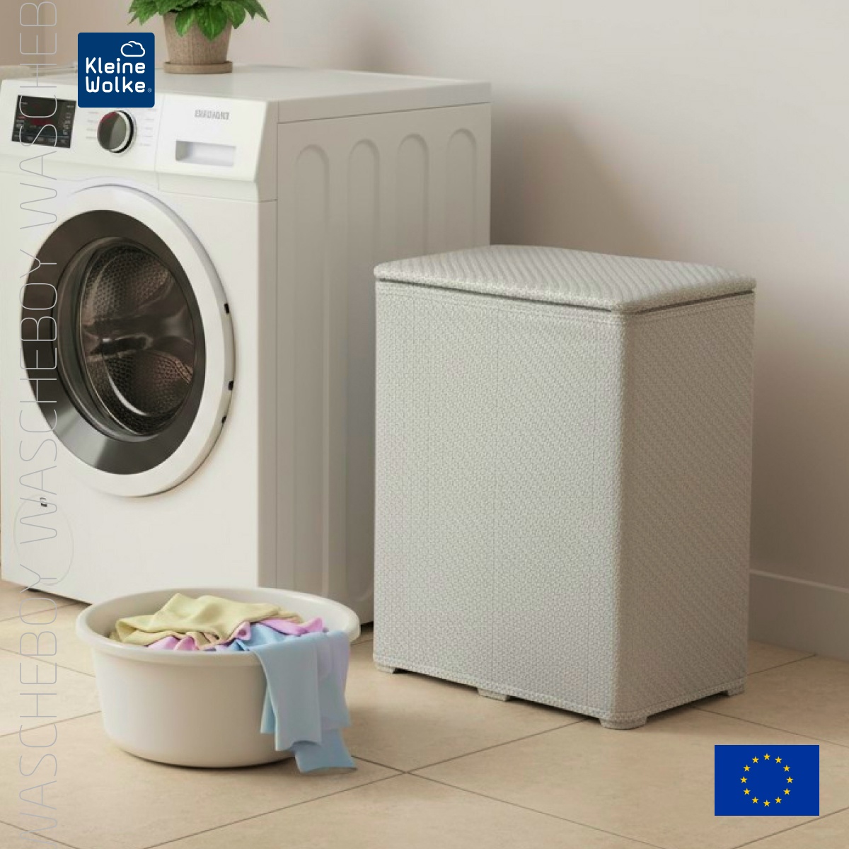 

Корзина для белья Kleine Wolke Wascheboy