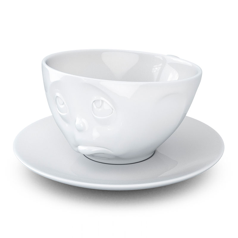 Чашка кофейная с блюдцем Tassen Мимика Oh please 200мл чашка для кофе латте tescoma