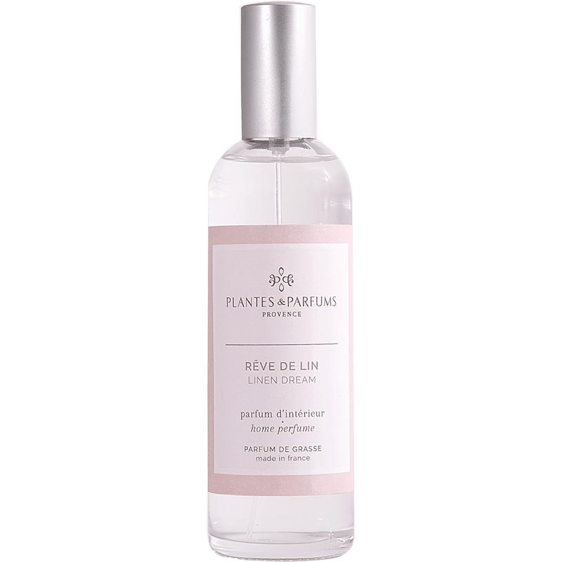 

Спрей Духи интерьерные Plantes et Parfums provence Нежность льна 100мл, Розовый