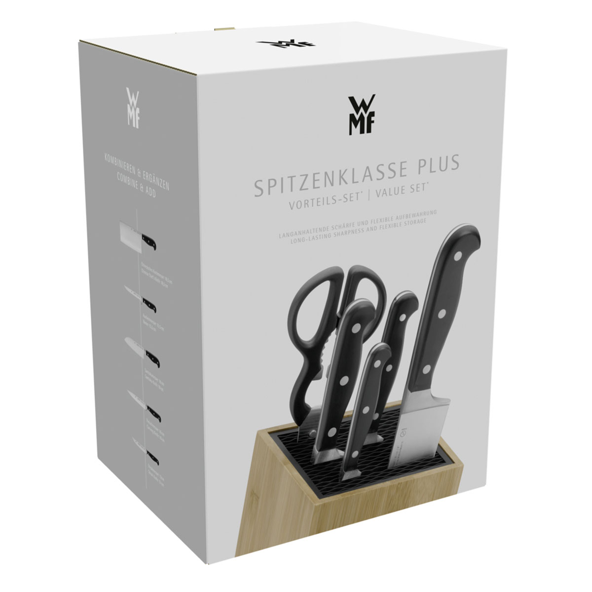 Набор ножей WMF Spitzenklasse, 6 предметов с блоком WMF 3201112303, цвет серебристый - фото 7