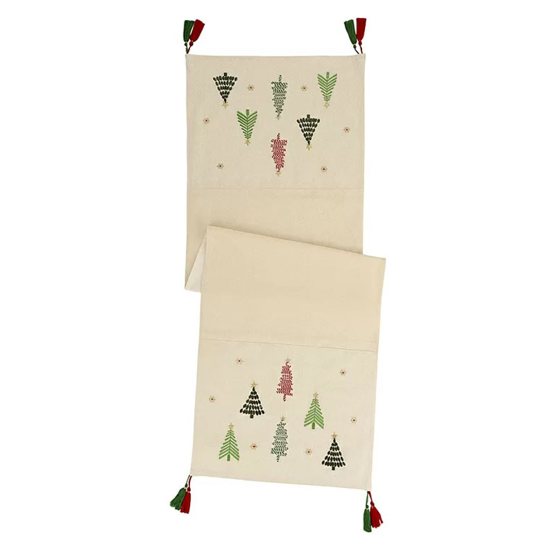 

Дорожка на стол Tkano New Year Essential Frozen pines