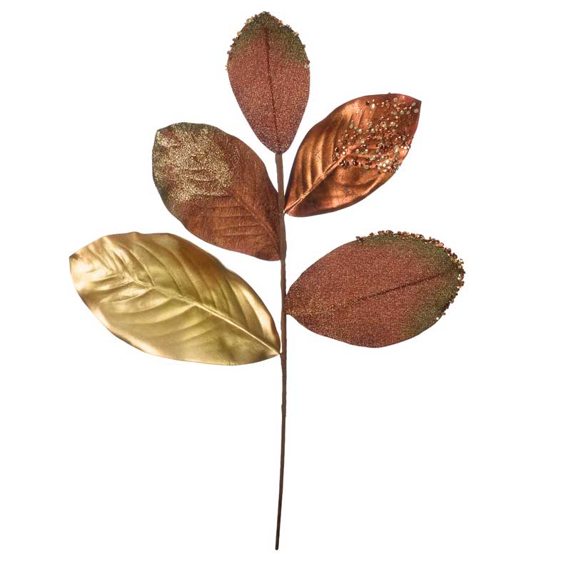 Растение искусственное Вещицы золотой металл 58см Вещицы aj-160