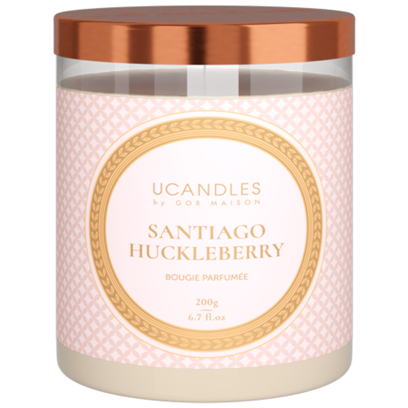 

Свеча ароматическая Ucandles by Gor Maison Классическая Santiago Huckleberry