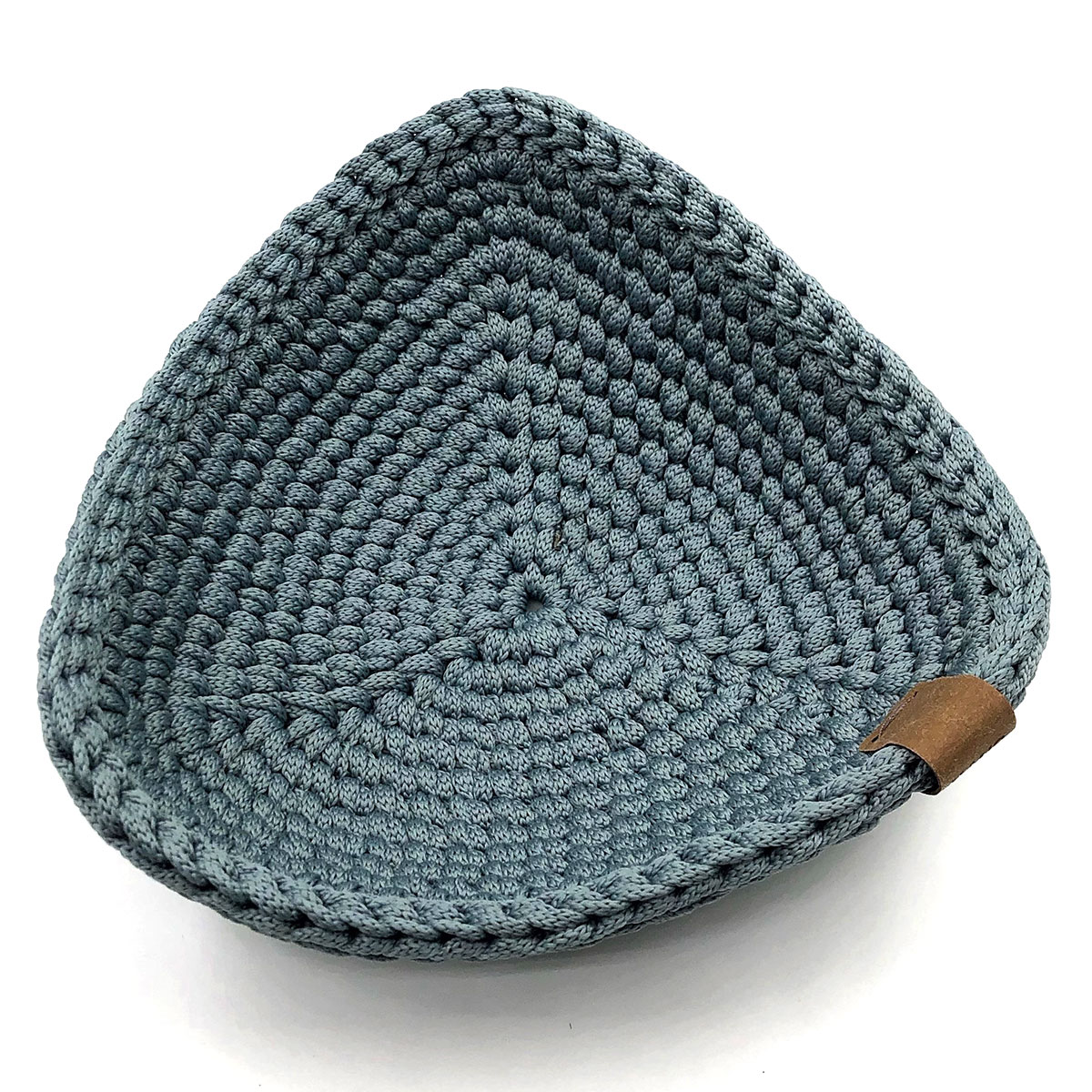 Корзинка плетеная Kenai Ceramics 15см, цвет голубой шнур вощеный из полиэстра d 0 5мм l 50м голубой