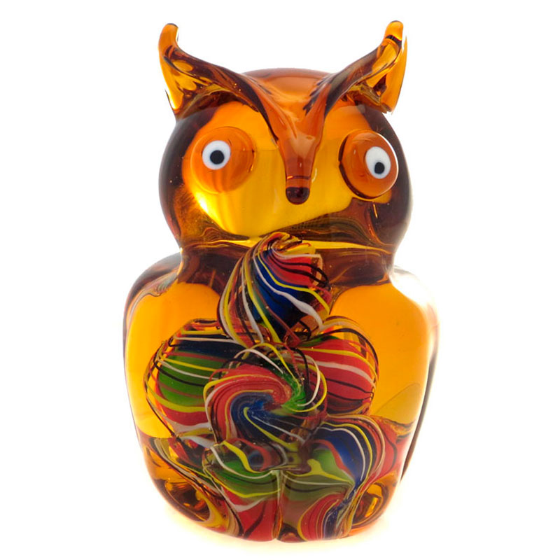 

Фигурка Art Glass Совенок 13x17см, Разноцветный