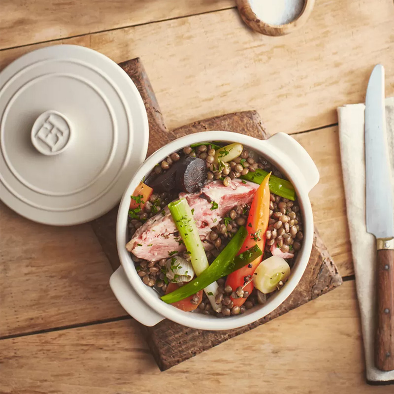 Кокотница для запекания Emile Henry Solo цвет опал 7302₽